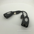 Usb Extender with switch weighted base 1 meter